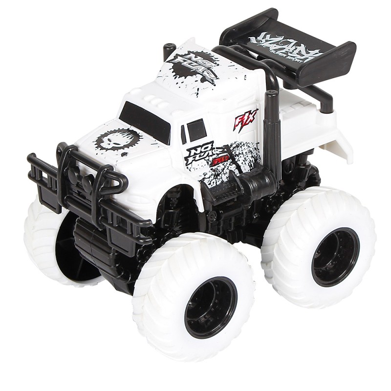 Huiye new arrival 2Pack 4WD plastic inertia toy car friction powered car toys for kids baby friction toy truck model