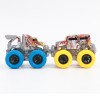 Plastic model car push and go friction powered car toys monster truck toys