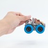 Plastic model car push and go friction powered car toys monster truck toys