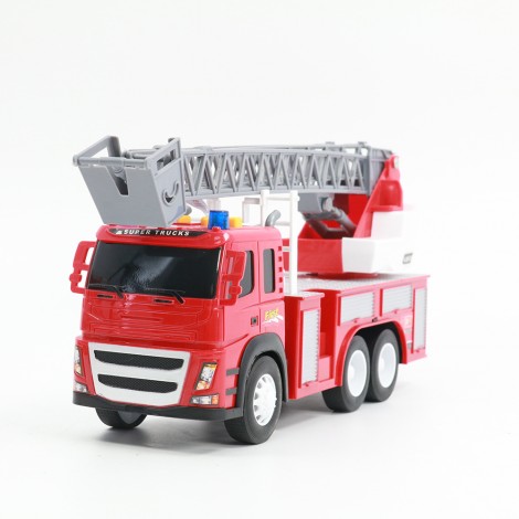 Huiye 1:12 scale friction power car kids toy fire truck toy