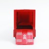 Huiye 2020 new item  1:12 scale friction container truck toy with light and sound