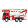 Huiye amazon hot sale 1:12 scale friction fire engine toy truck