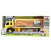 promotional kids toy truck plastic construction truck toy with light and music