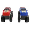 Huiye 2020 new item free wheel plastic toy car friction powered cars monster truck toys model with light and sound
