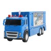 Huiye 2020 christmas gift music and light friction powered truck model toy
