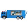 Huiye 2020 christmas gift music and light friction powered truck model toy