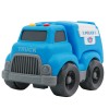 Huiye 2020 hot selling children friction toy vehicles with light and music kid free wheel police truck toy car cartoon