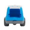Huiye 2020 hot selling children friction toy vehicles with light and music kid free wheel police truck toy car cartoon