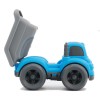 Huiye cartoon mini free wheel beach truck inertia dump car plastic friction toy vehicles tipper truck toy for kids