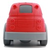 Huiye hot sale baby cartoon truck friction toy vehicles with light and music friction car toy plastic school bus toys for kids
