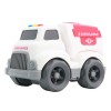 Huiye high quality kids promotional truck toys mini cartoon friction car toy plastic ambulance toy car