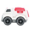 Huiye high quality kids promotional truck toys mini cartoon friction car toy plastic ambulance toy car