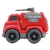 Huiye 2020 children funny free wheel cartoon car toys for kids plastic toys friction powered cars fire truck toy