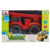 Huiye high quality small friction powered engineering truck save toy car for baby
