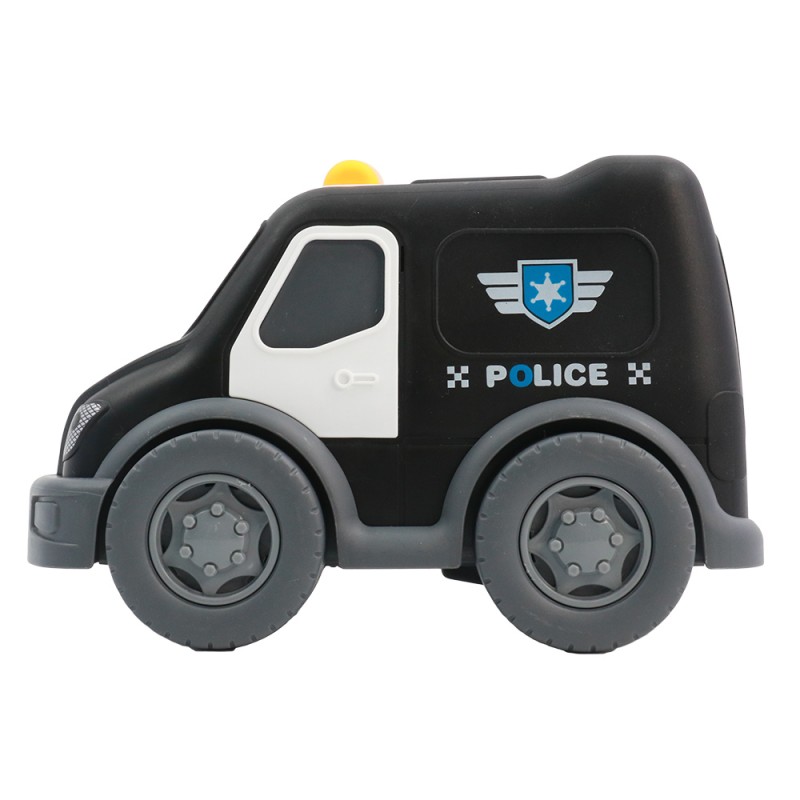Huiye top sale friction vehicle police car toy trucks for kids