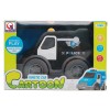 Huiye top sale friction vehicle police car toy trucks for kids