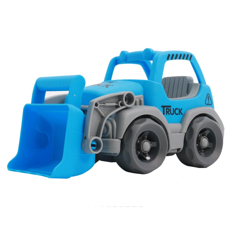 Huiye hot sale free wheel toy friction dump trurck kids construction truck toy vehicles