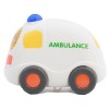 Huiye 2020 eco-friendly kids teaching toys friction vehicles cartoon truck model for baby ambulance car toy