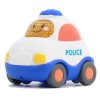 Amazon hot selling small plastic friction power police toys car