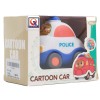 Amazon hot selling small plastic friction power police toys car