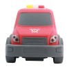 Huiye mini cartoon light and sound friction fire engine truck toy
