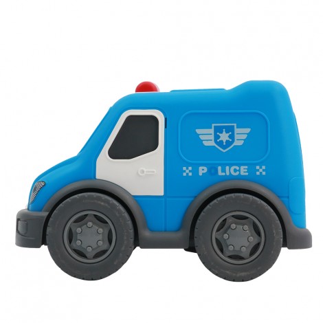 Huiye 2020 new kids free wheel plastic friction model police truck toys