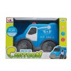 Huiye 2020 new kids free wheel plastic friction model police truck toys