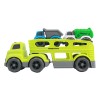 Huiye children transport carrier truck toy with 2 mini car trucks