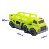 Huiye children transport carrier truck toy with 2 mini car trucks