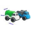 Huiye children transport carrier truck toy with 2 mini car trucks
