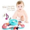 Huiye battery operated light and music toy steering wheel toy baby driving toy
