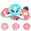 Huiye battery operated light and music toy steering wheel toy baby driving toy