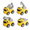 Huiye hot selling 1:48 8pcs small mini toys car friction alloy metal cars model