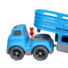 Huiye amazon top seller plastic free wheel carrier friction powered cars toys with 2 mini cars