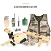 10pcs military set role play set toys for children