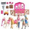 cute simulation lifelike animal figurines model animal horse toy