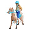 cute simulation lifelike animal figurines model animal horse toy