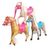 cute simulation lifelike animal figurines model animal horse toy