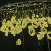 LED Curtain String Lights 16 Colors Changing  Powered Multi Color Twinkle Window Fairy Lights with Remote Control for Bedroom
