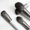 Latest Design Wooden Handle Private Label Nylon Hair Makeup Brush Set For Ladies Makeup Tools