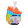 Huiye BABY colorful stacking cups toys ABS stacking cups for kids