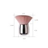Personalised Cuty Mini Pink Custom Logo Oblique Makeup Brush 2021