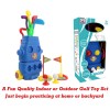 Huiye 2020 new arrival kids sport game outdoor golf toys set