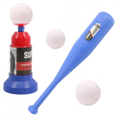 Huiye 2020 new items kids out door toys Sports game activity automatic launcher baseball set toy for sale