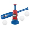 Huiye 2020 new items kids out door toys Sports game activity automatic launcher baseball set toy for sale