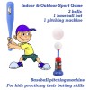 Huiye 2020 new items kids out door toys Sports game activity automatic launcher baseball set toy for sale