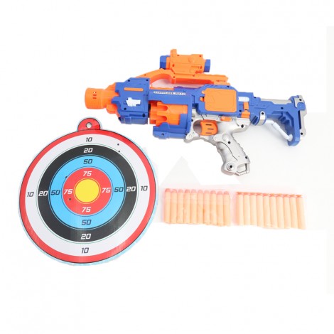 Huiye high quality battery operated soft bullet toy gun with telescope