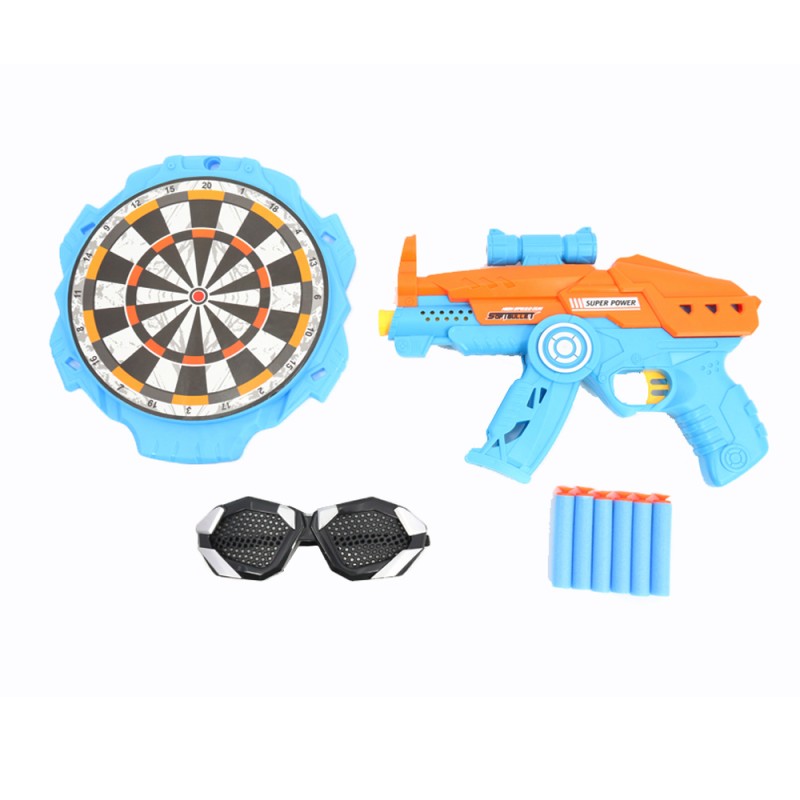 Huiye hot selling ABS shooting target game set kids gun toy for kids