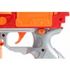 Huiye high quality battery operated shooting game toys plastic bullet gun laser bullet pistol guns for kids air soft bullet gun