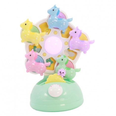 Huiye 2020 hot sales Cognitive music ferris wheel education baby toddler learning toys